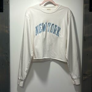 Brandy Melville cropped crew neck.